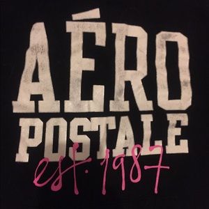 Blue Aeropostale pullover graphic hoodie